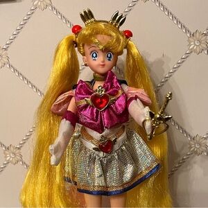 Sailor Moon 1995 Vintage Talking Japanese Doll from Bandai